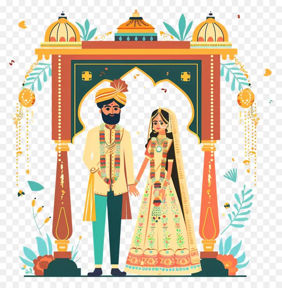 الزفاف الهندي，العروس PNG