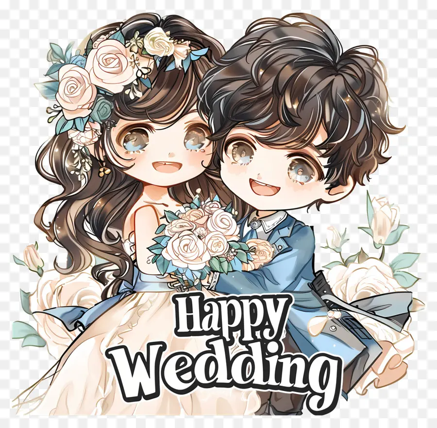 زواج سعيد，العروس والعريس PNG