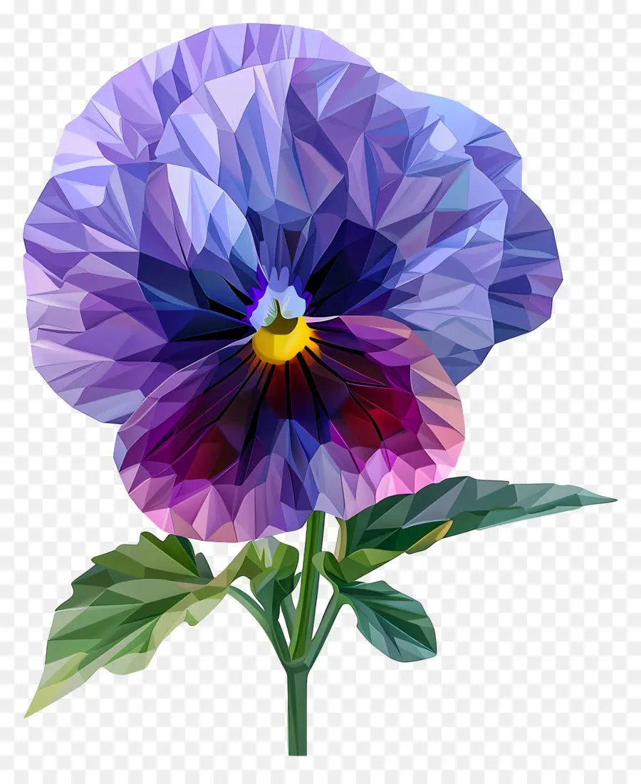 فن الزهور الرقمية，وطي زهرة PNG