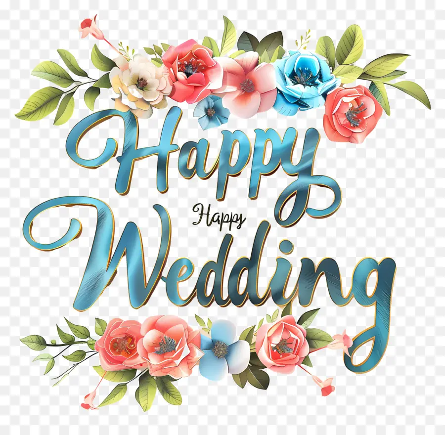 زواج سعيد，تصميم الأزهار PNG