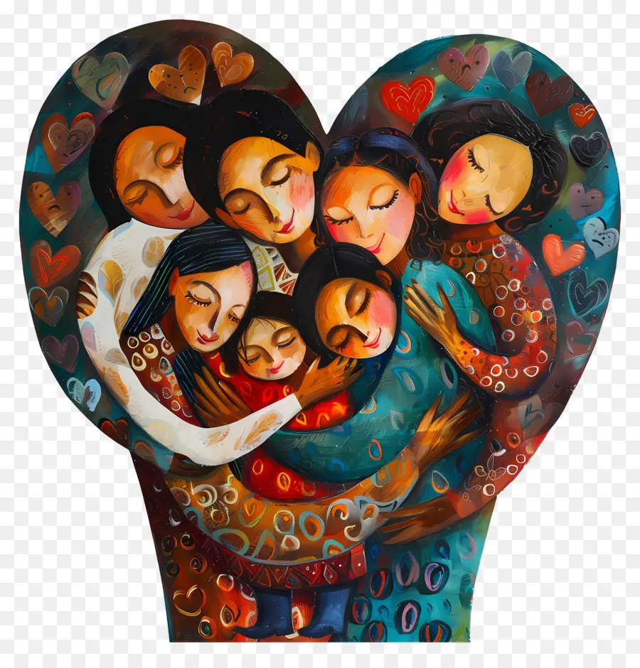 اليوم الدولي للأسرة，اللوحة العائلية PNG