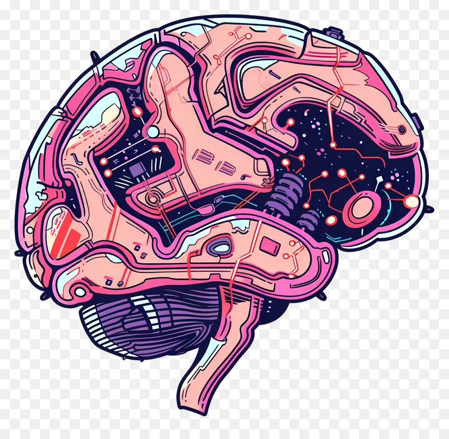 الدماغ الإلكترونية，الدماغ البشري PNG