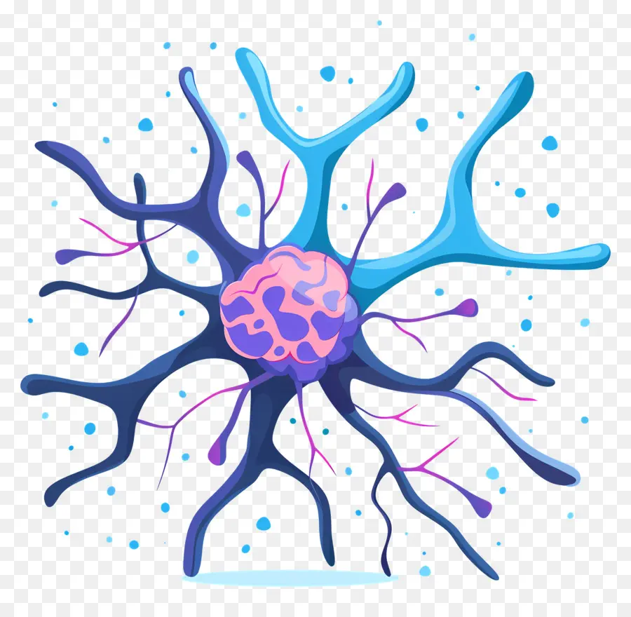 الخلايا العصبية，خلايا الدماغ PNG