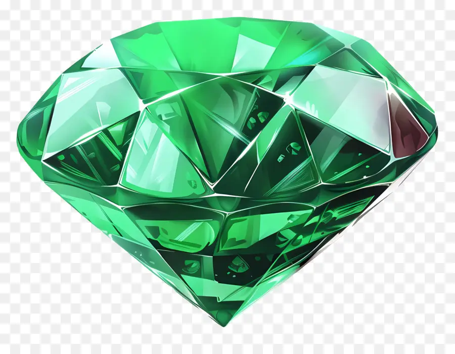 الزمرد الأحجار الكريمة，الماس الأخضر PNG