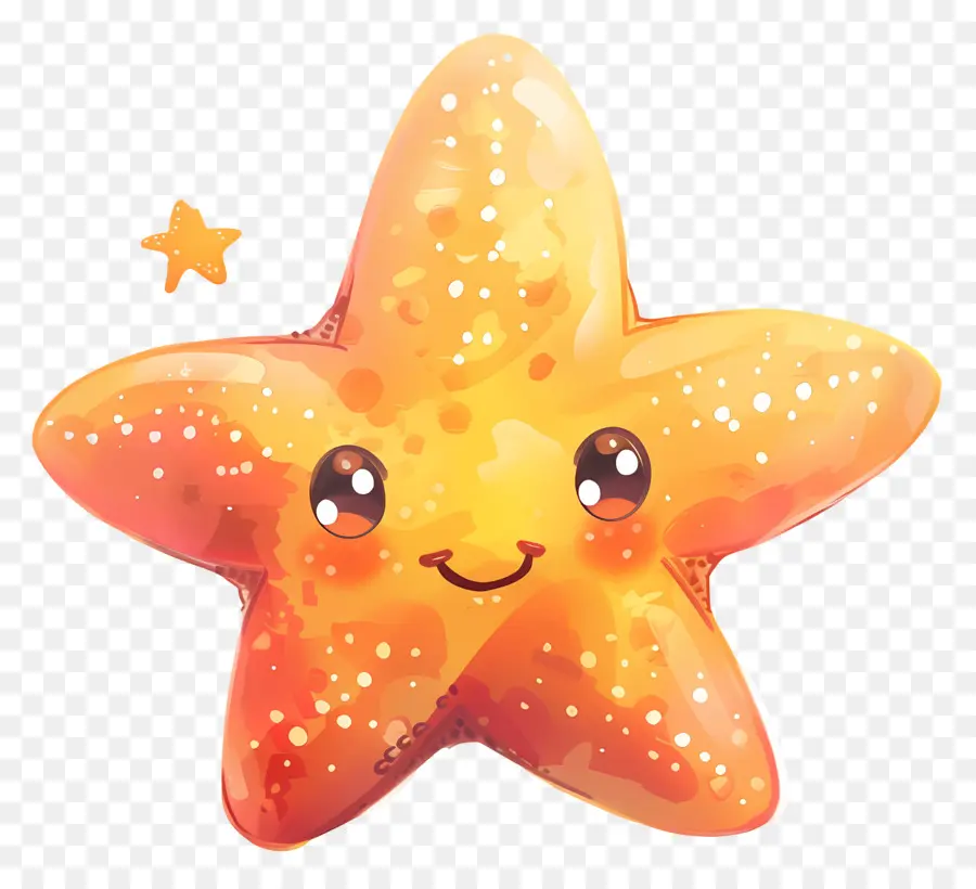 نجم البحر لطيف，Starfish Starfish PNG