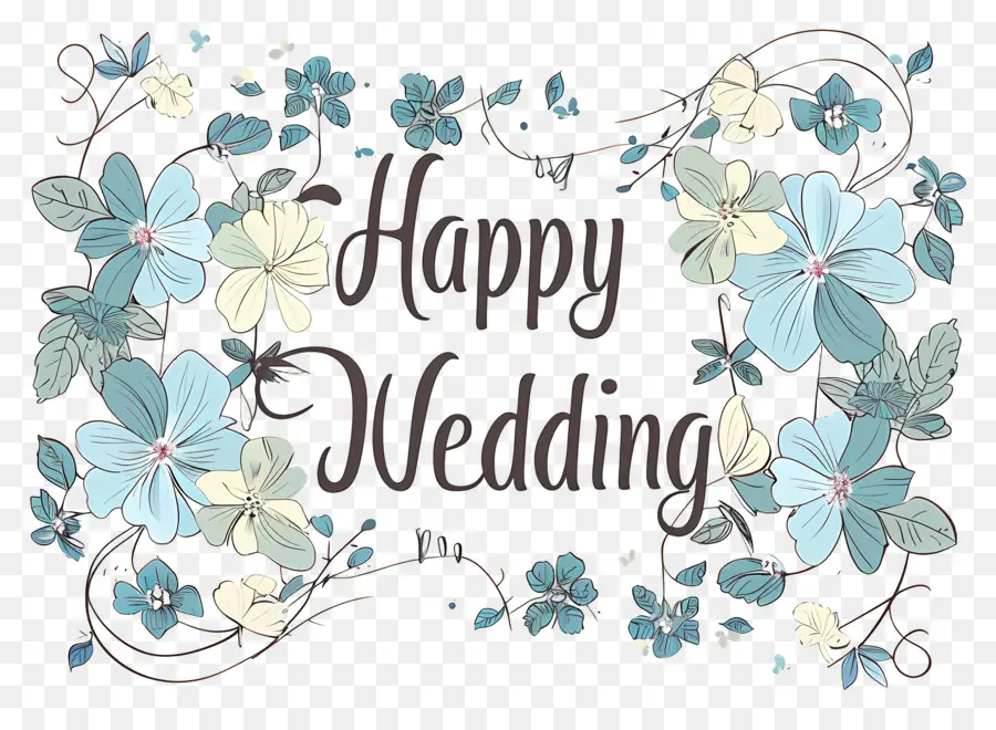 زواج سعيد，ديكور الزفاف PNG