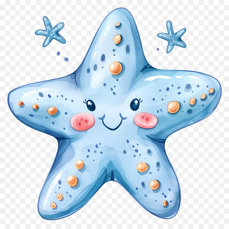 نجم البحر لطيف，Starfish Starfish PNG