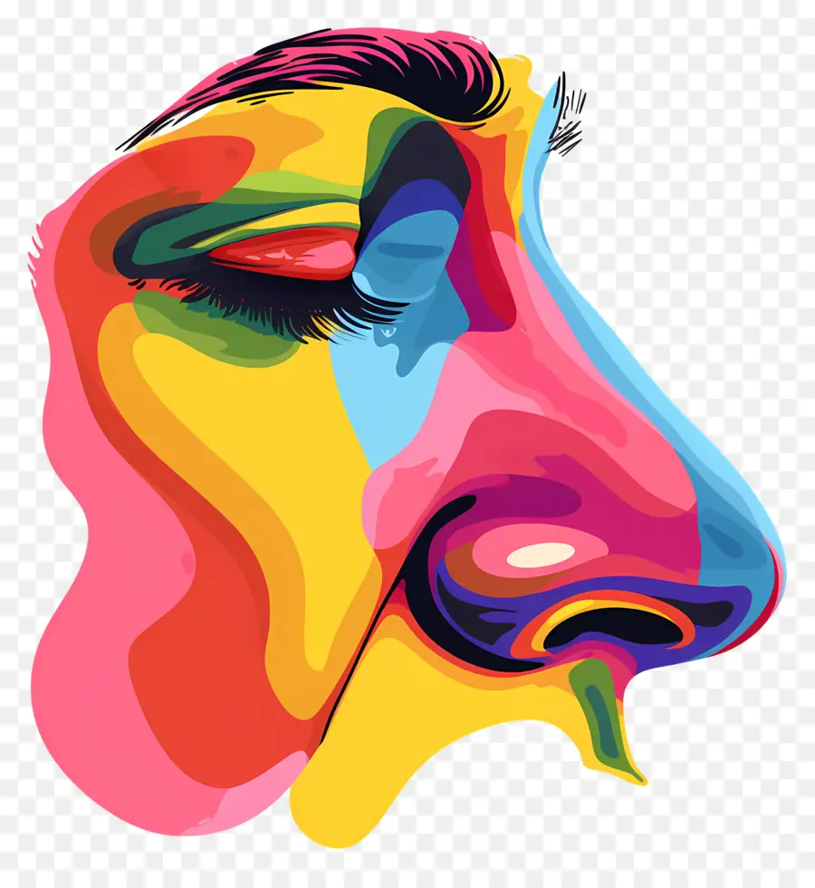 الأنف Clipart，الرسم على الوجه PNG