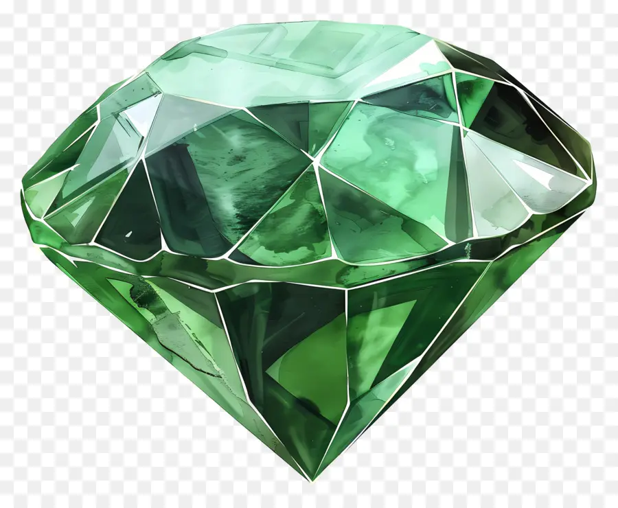 الزمرد الأحجار الكريمة，الماس الأخضر PNG