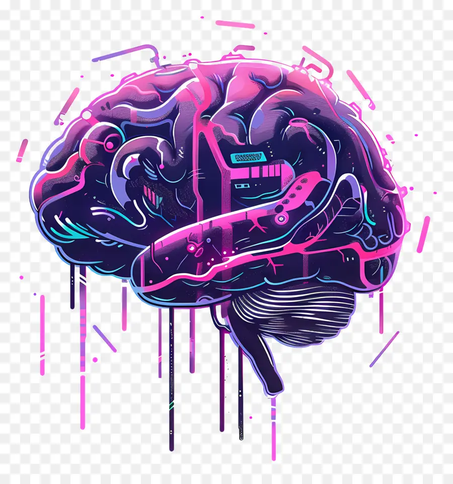 الدماغ الإلكترونية，الذكاء الاصطناعي PNG
