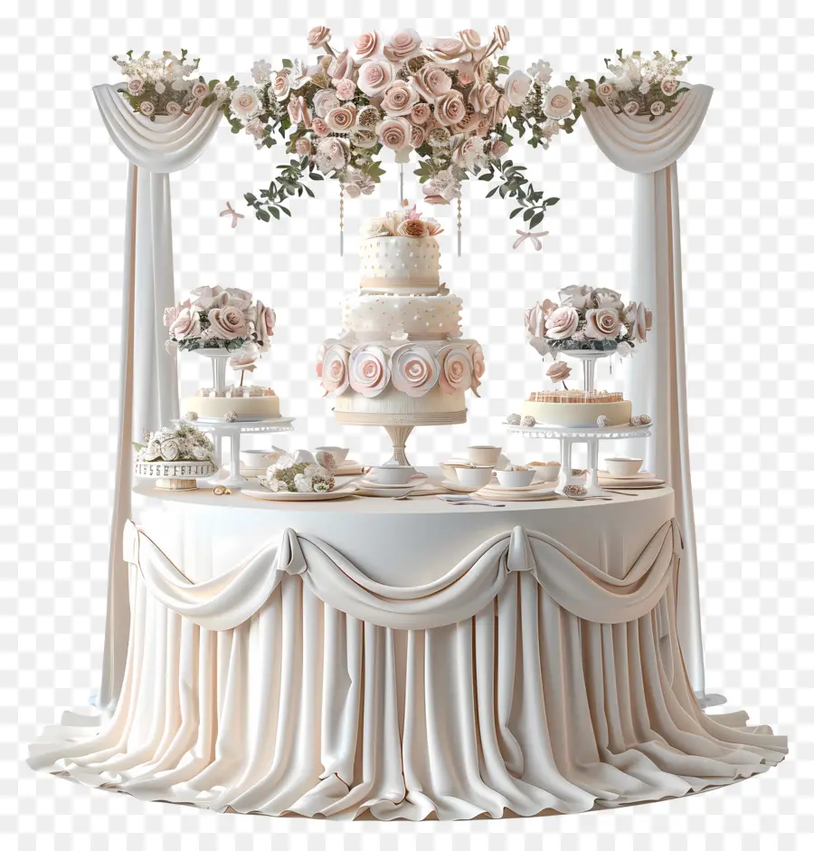 جدول الزفاف，كعكة الزفاف PNG