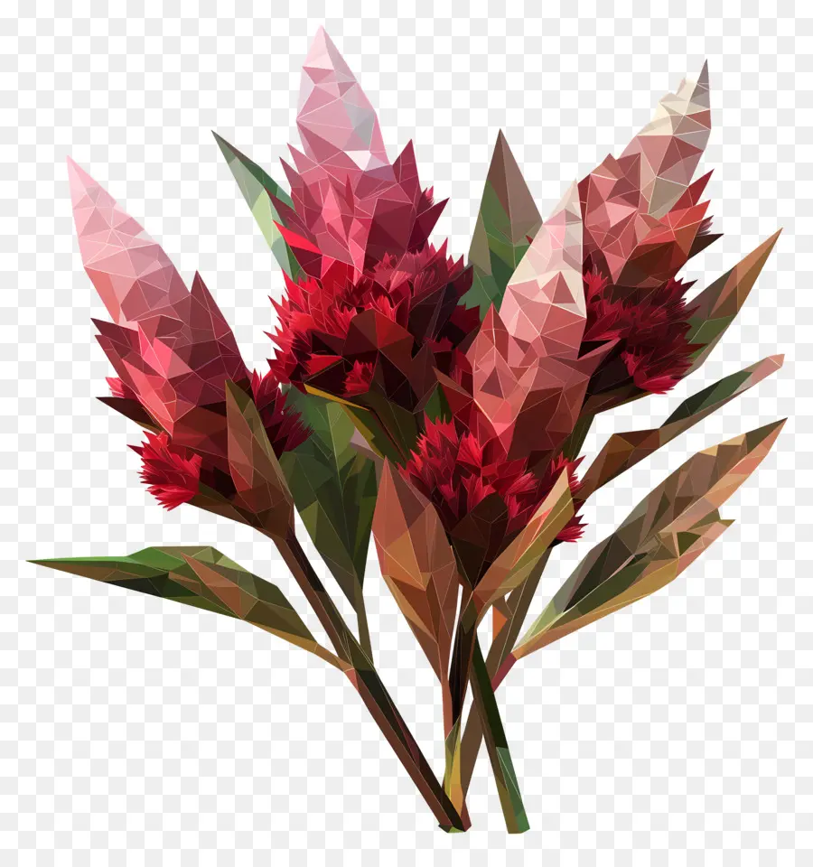 زهرة رقمية，الورود الحمراء PNG