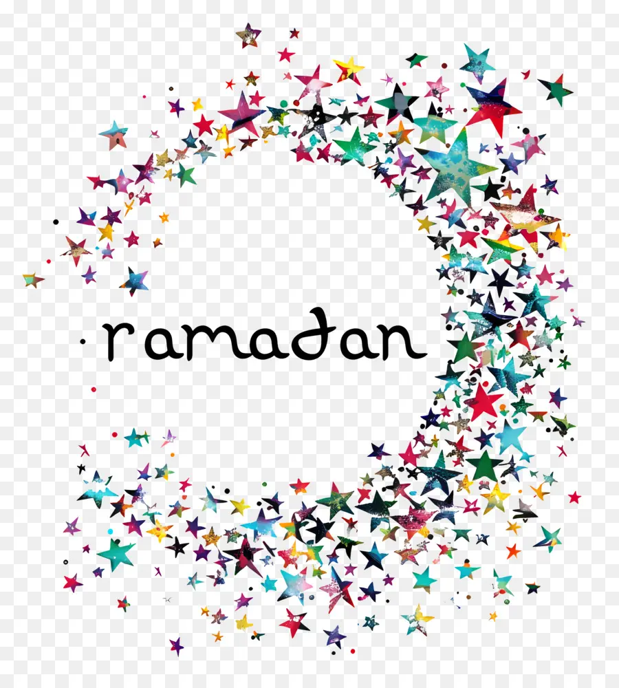 رمضان，حقل النجوم PNG