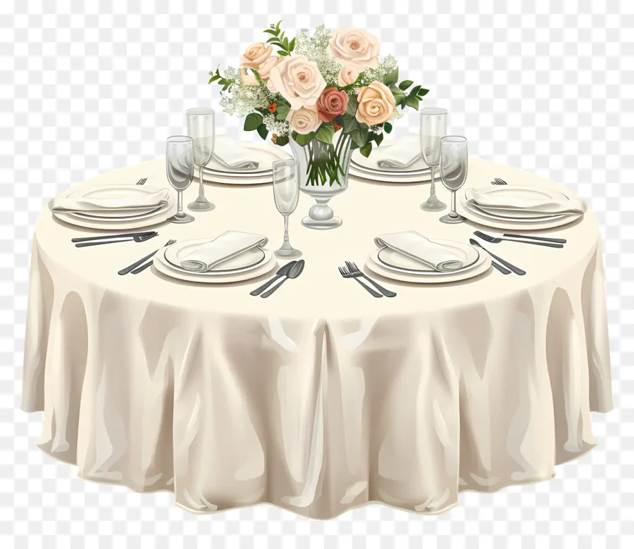 جدول الزفاف，سماط بيضاء PNG