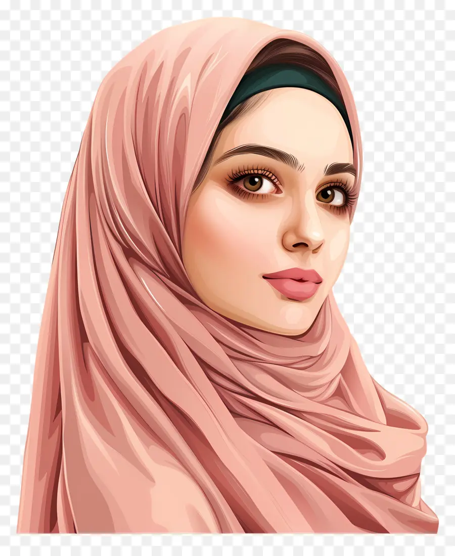 الحجاب，المرأة المسلمة PNG