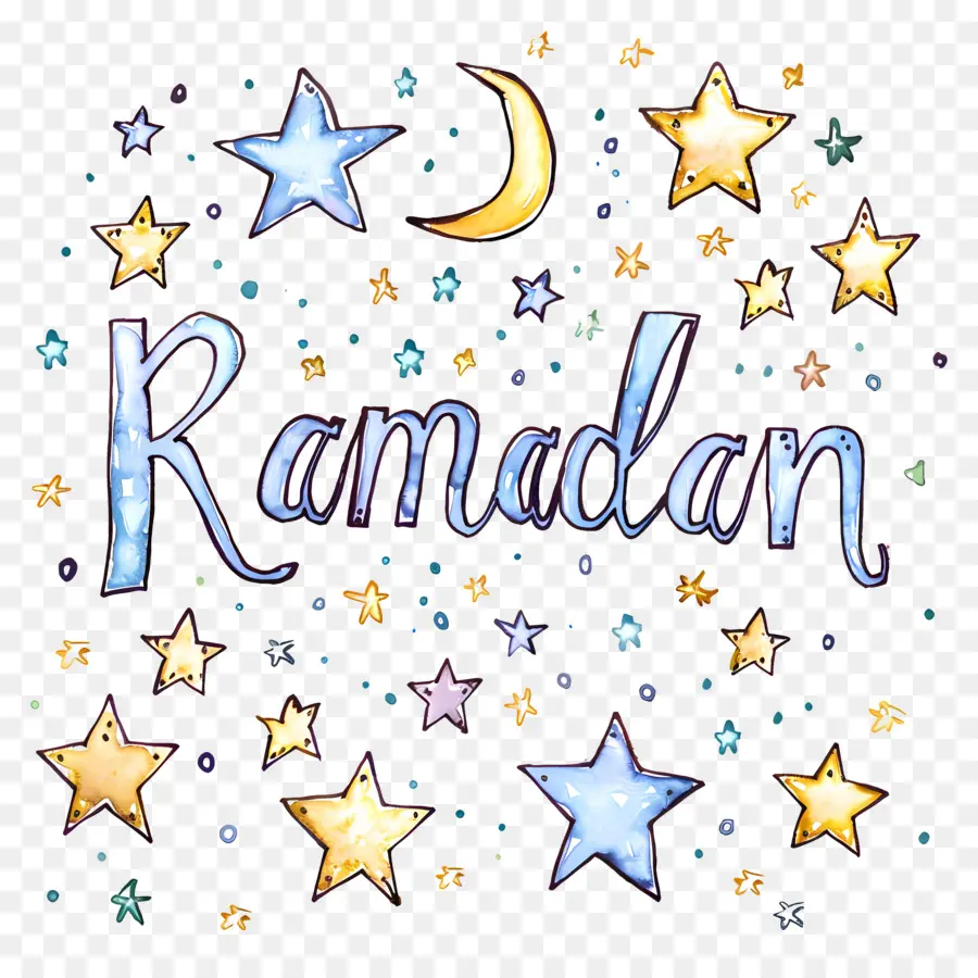 رمضان，النجوم PNG