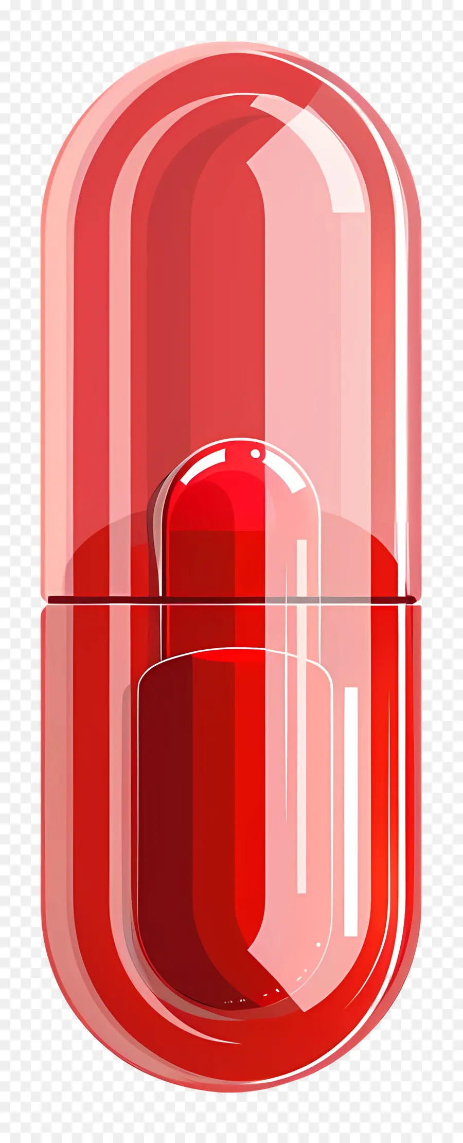 كبسولة，زجاجة زجاجية حمراء PNG