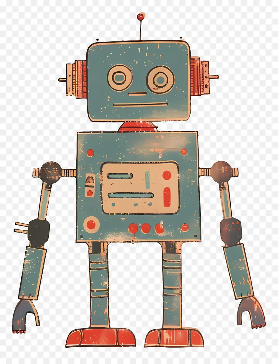 Robot，روبوت ملون PNG