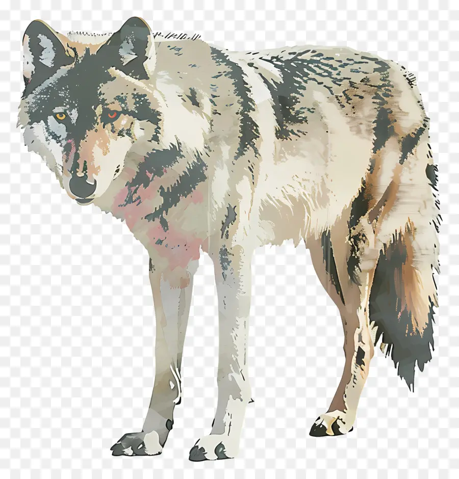 الذئب，الذئب الرمادي PNG