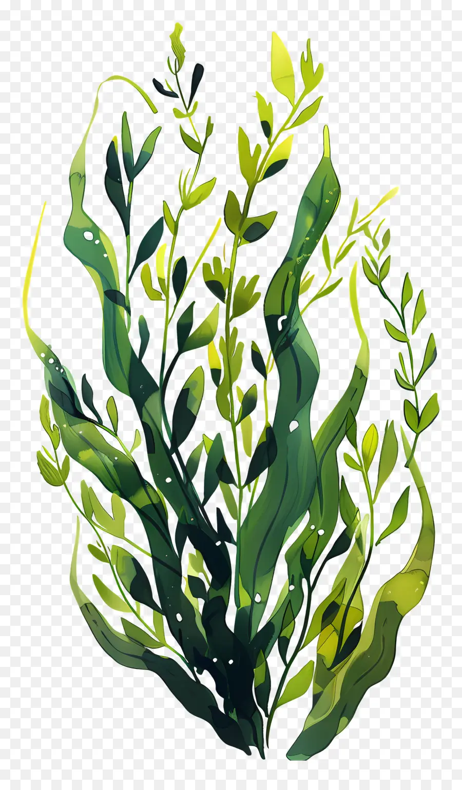 عشب البحر الأعشاب البحرية，النباتات الخضراء PNG