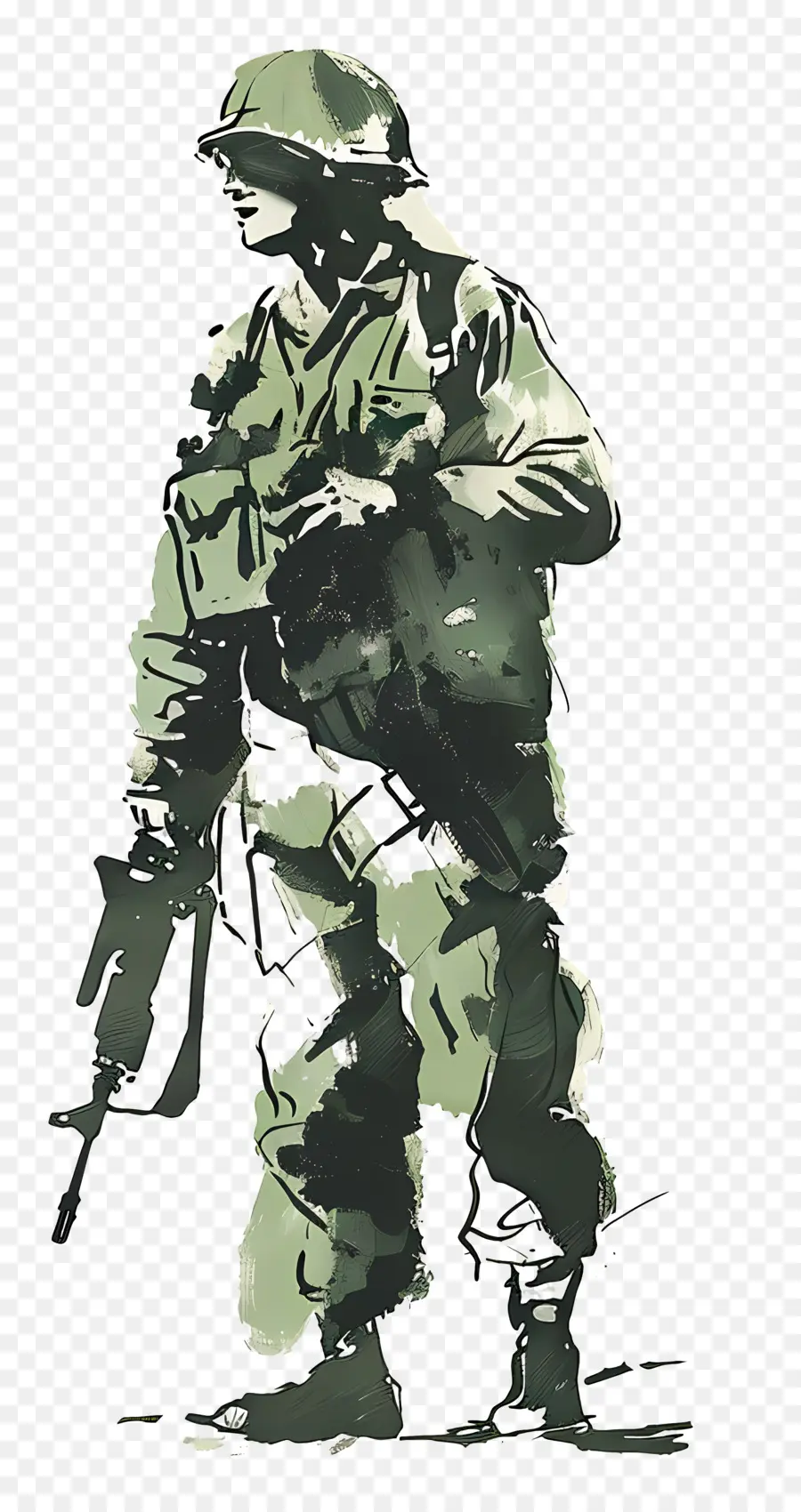 الجندي，العسكرية PNG