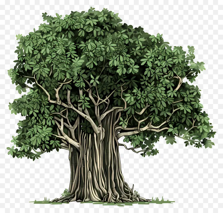 بانيان تري，جذع شجرة PNG