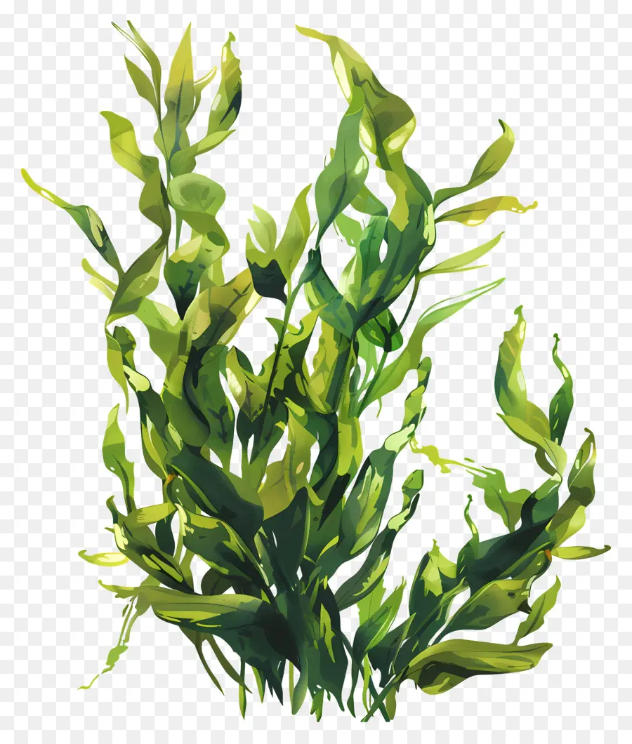 الأعشاب البحرية，النباتات الخضراء PNG