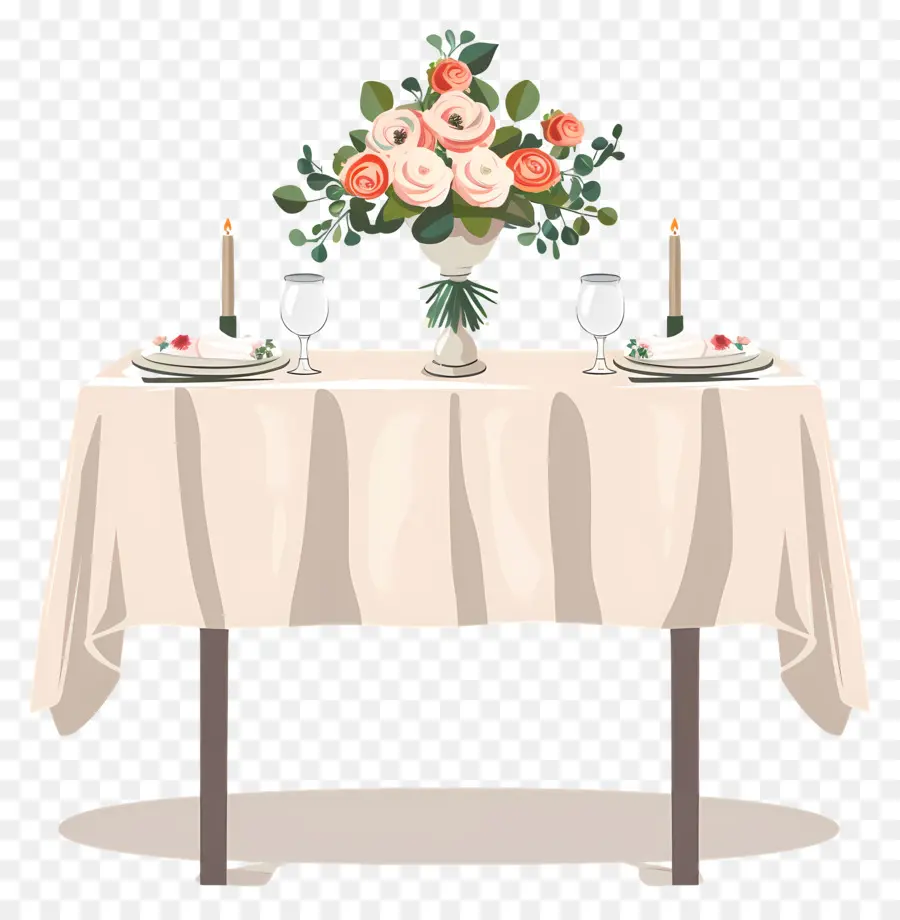جدول الزفاف，إعداد الجدول PNG