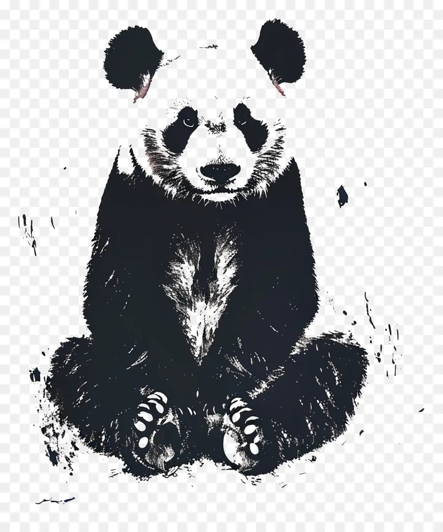 الباندا，الدب PNG