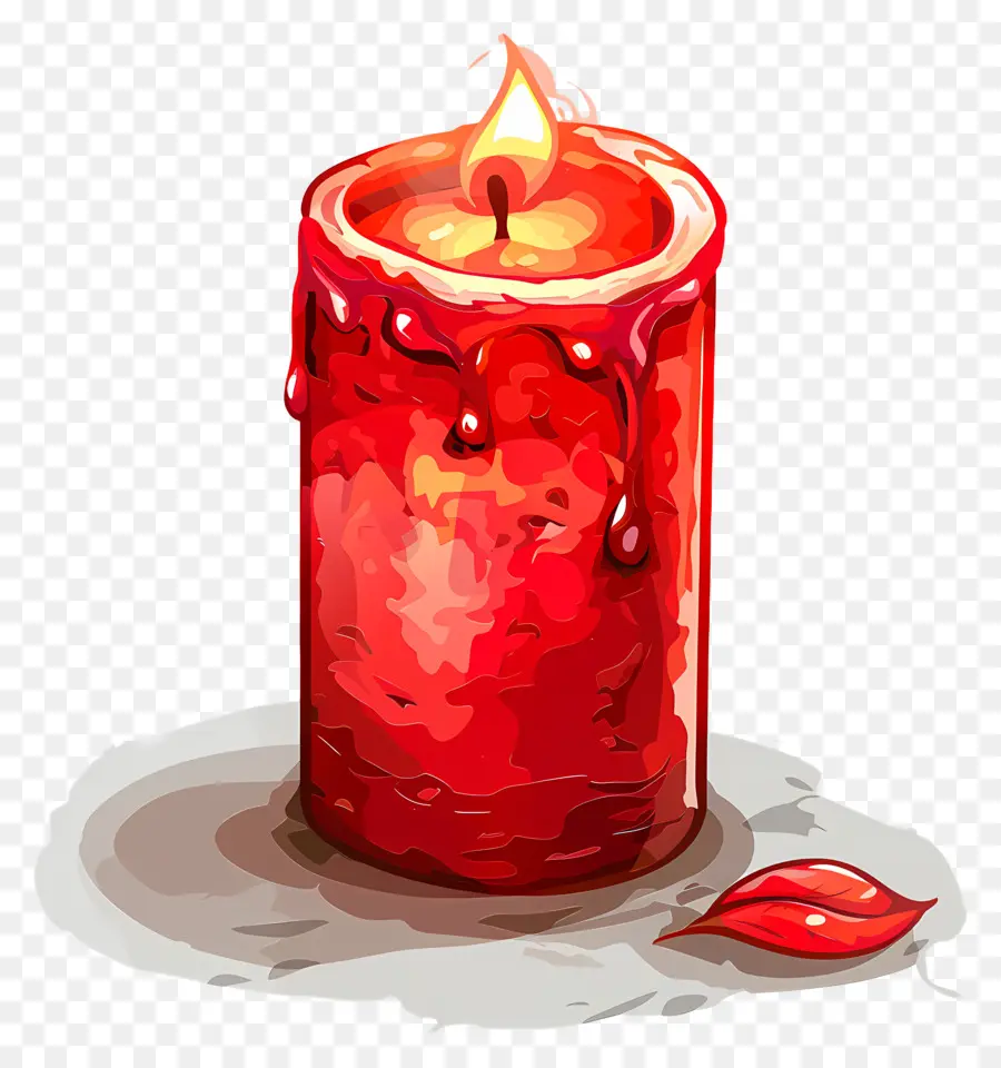 شمعة，الشموع الحمراء PNG