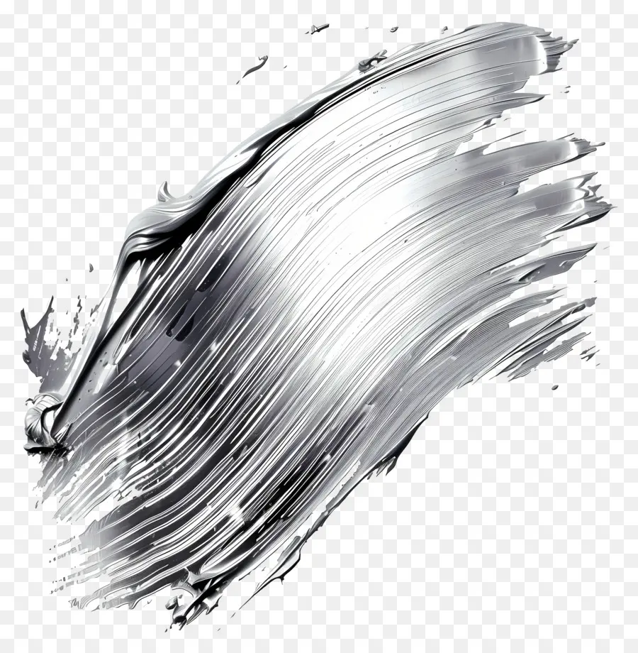 فرشاة الفضة السكتة الدماغية，الرسام PNG