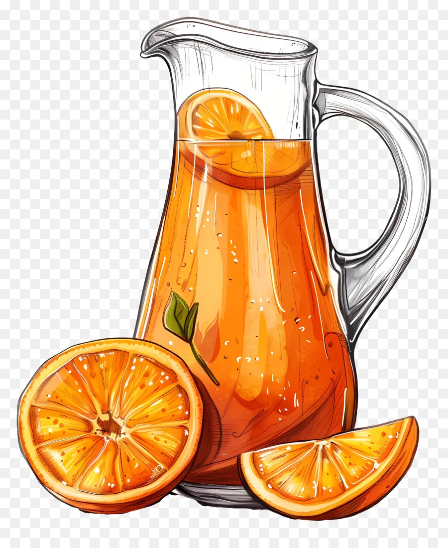 عصير البرتقال Carafe，البرتقال PNG