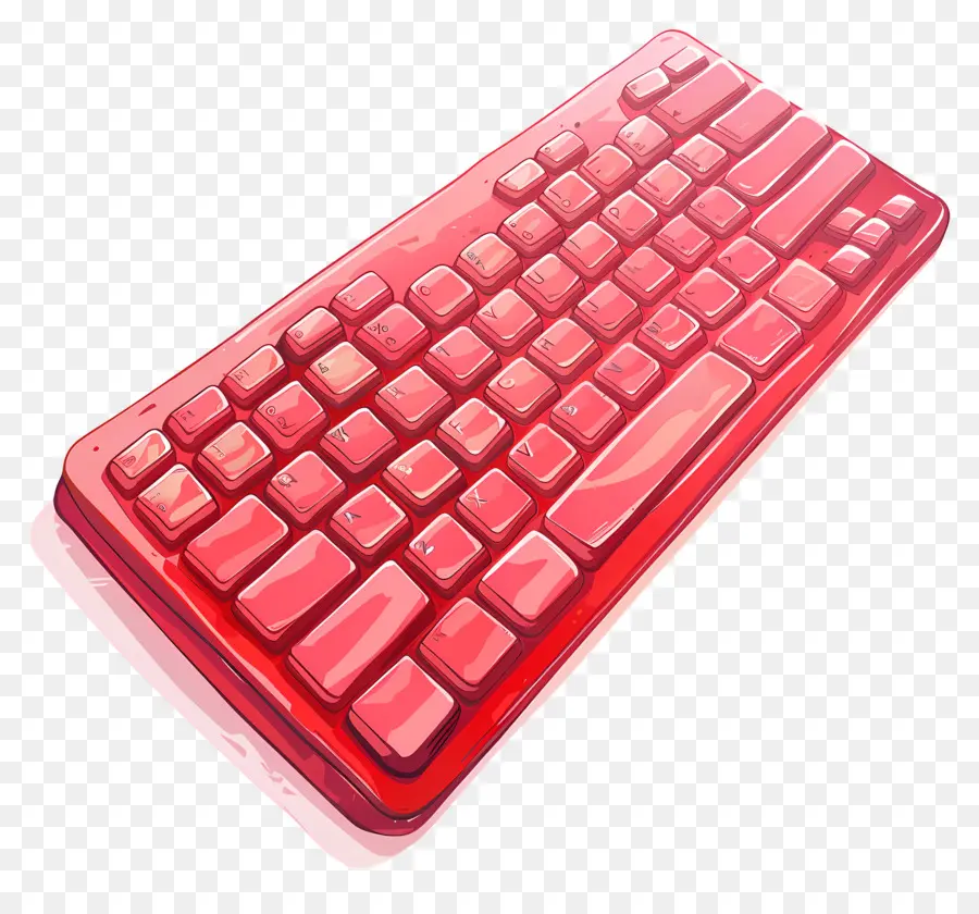 لوحة المفاتيح，لوحة المفاتيح الحمراء PNG