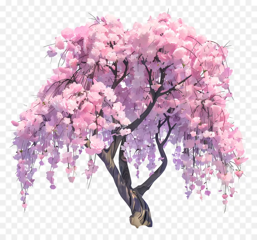 زهر شجرة，الوردي شجرة PNG