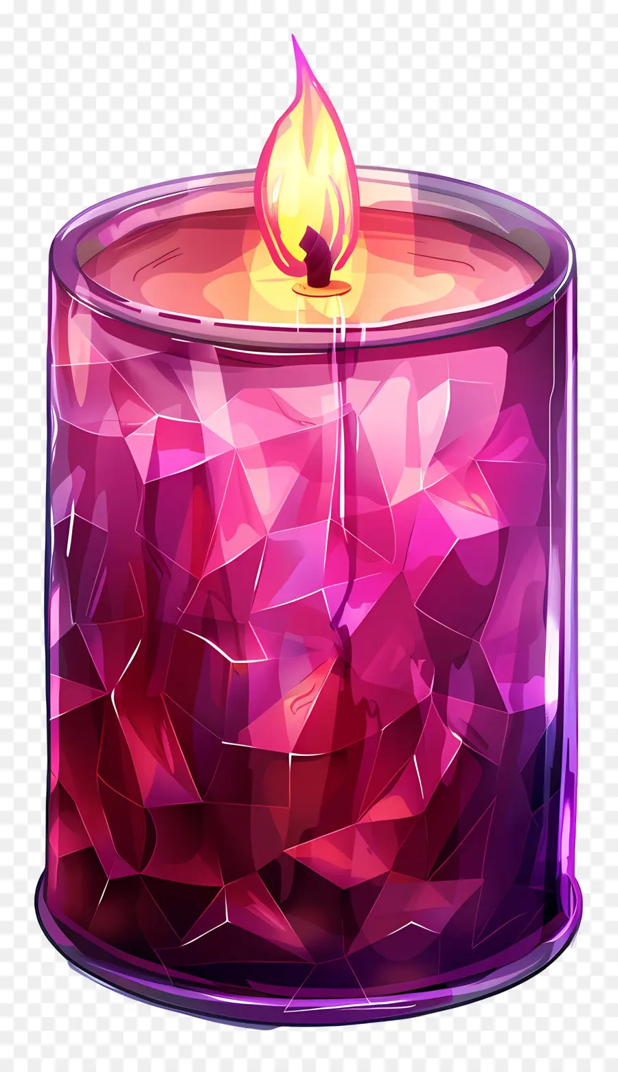 شمعة，شمعة الوردي PNG