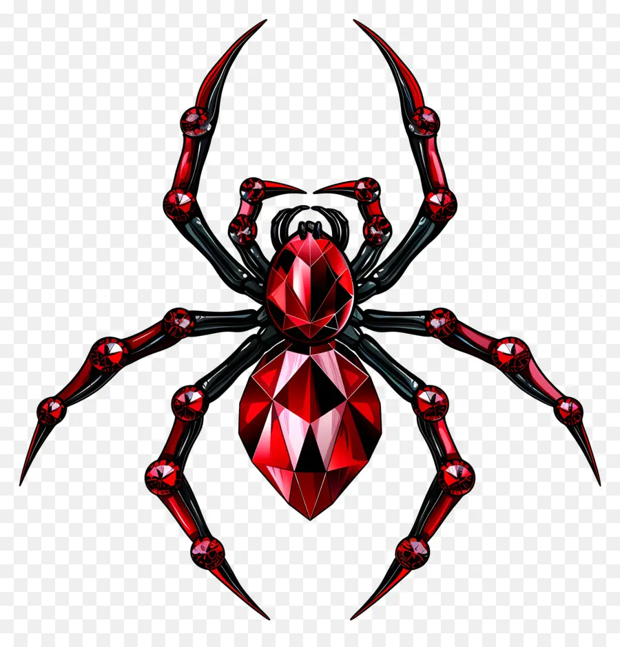 العنكبوت，العنكبوت الأحمر PNG
