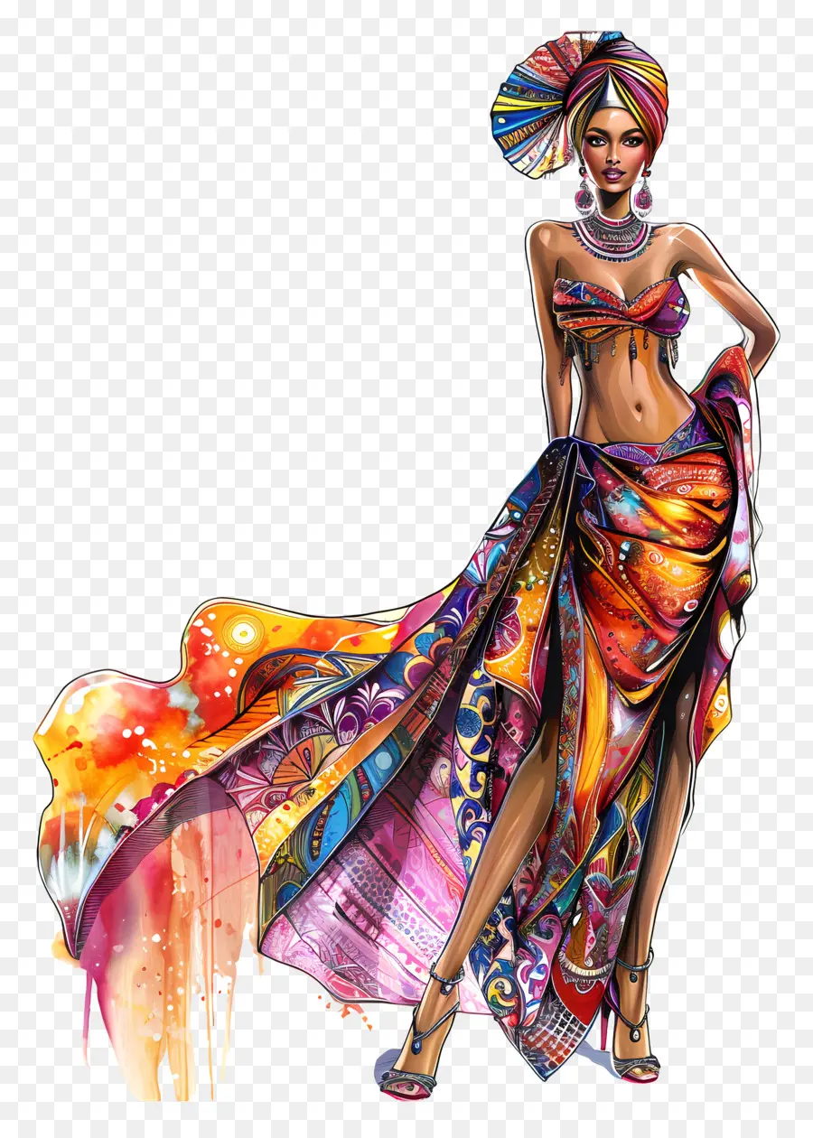 Sarongs，أزياء أفريقيا PNG