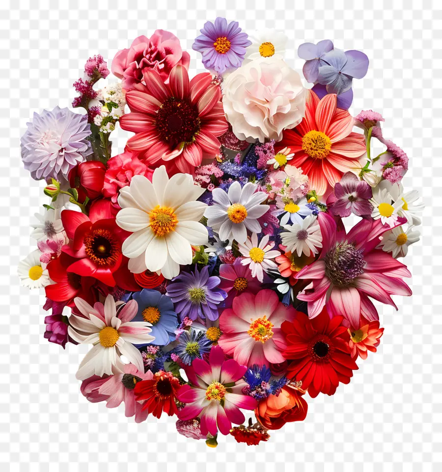 كومة الزهور，ترتيب الزهور PNG