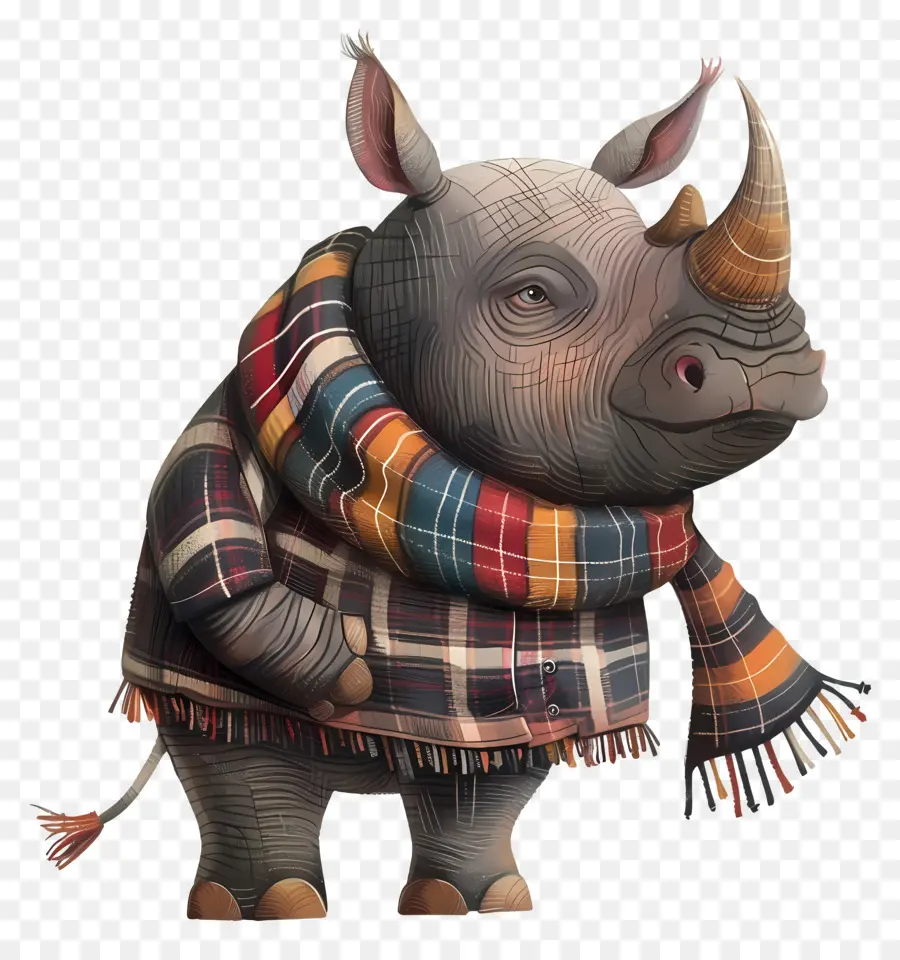 وحيد القرن，منقوشة سترة PNG