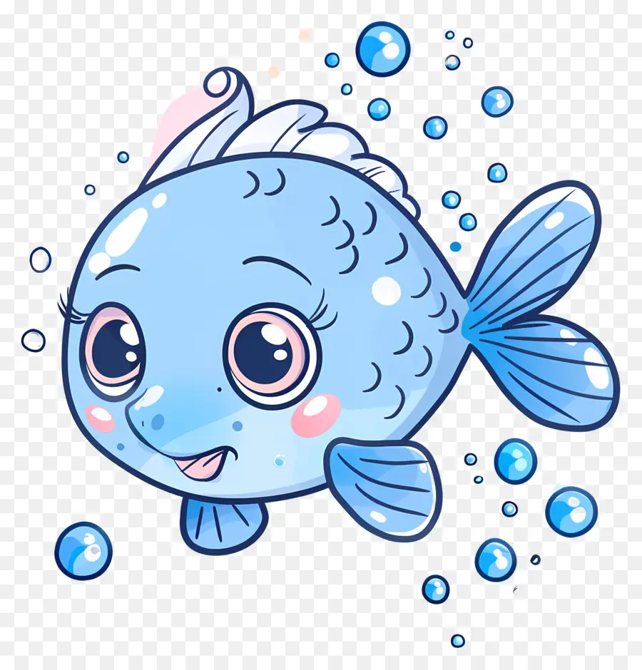 السمك الأزرق，السباحة PNG