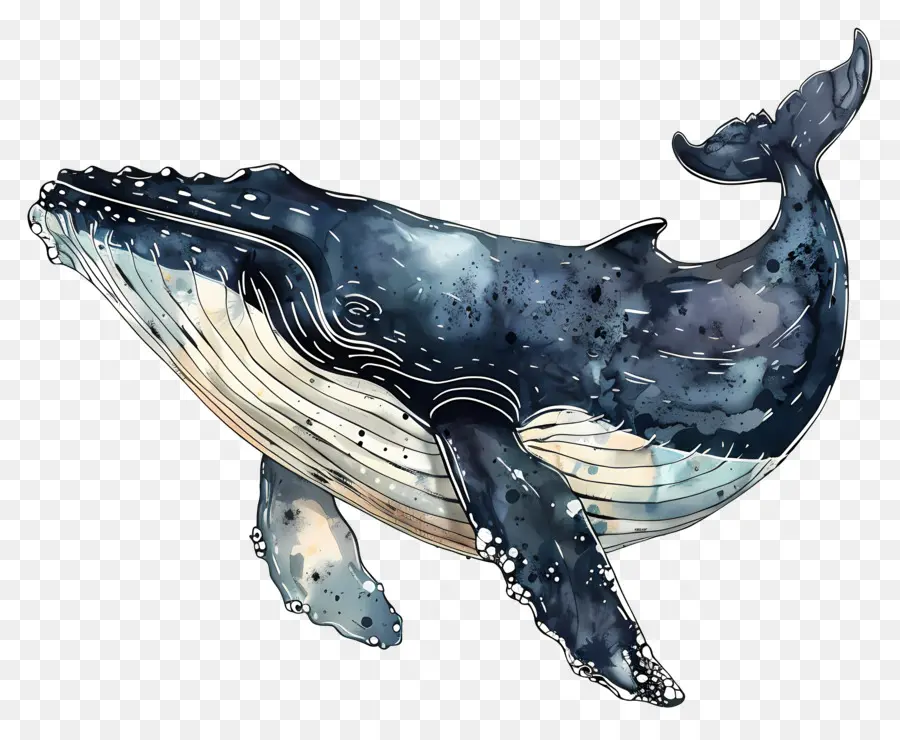 الحوت，المحيط PNG