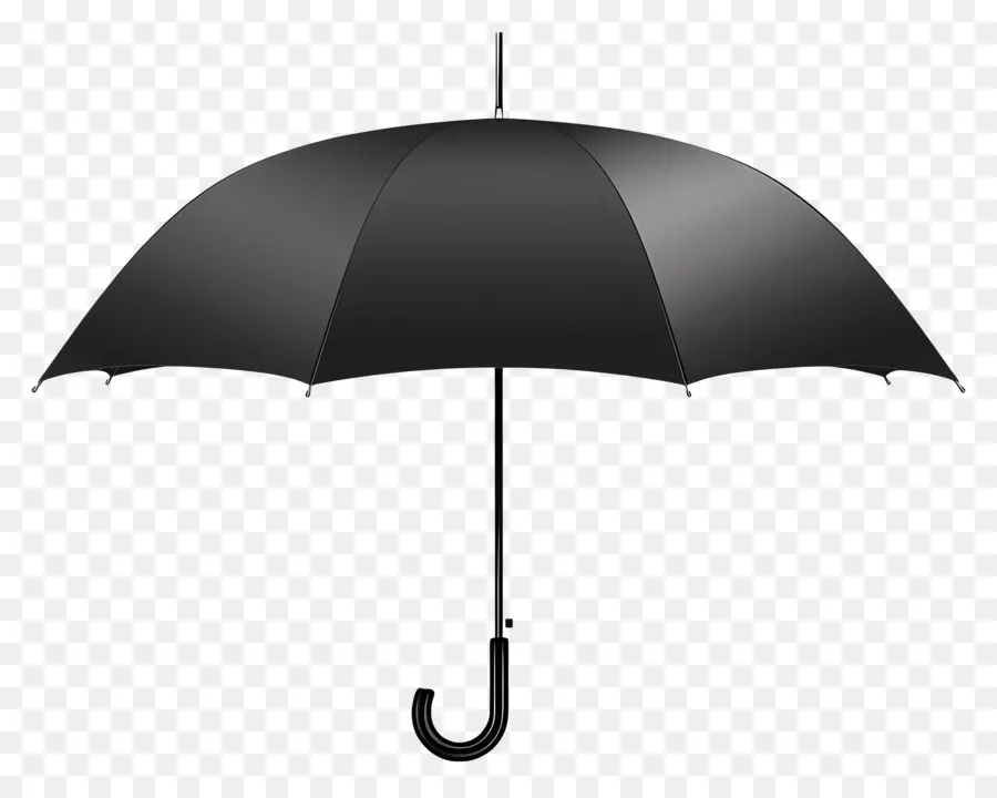 المظلة السوداء，مظلة مفتوحة PNG
