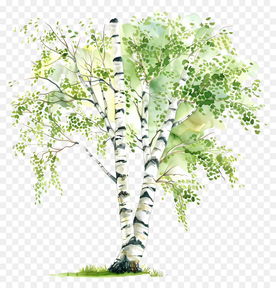 شجرة البتولا，شجرة البتولا البيضاء PNG