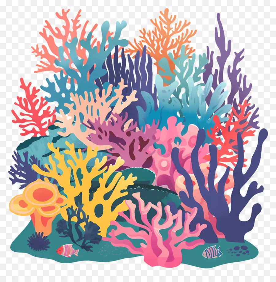 الشعاب المرجانية，مشهد تحت الماء PNG