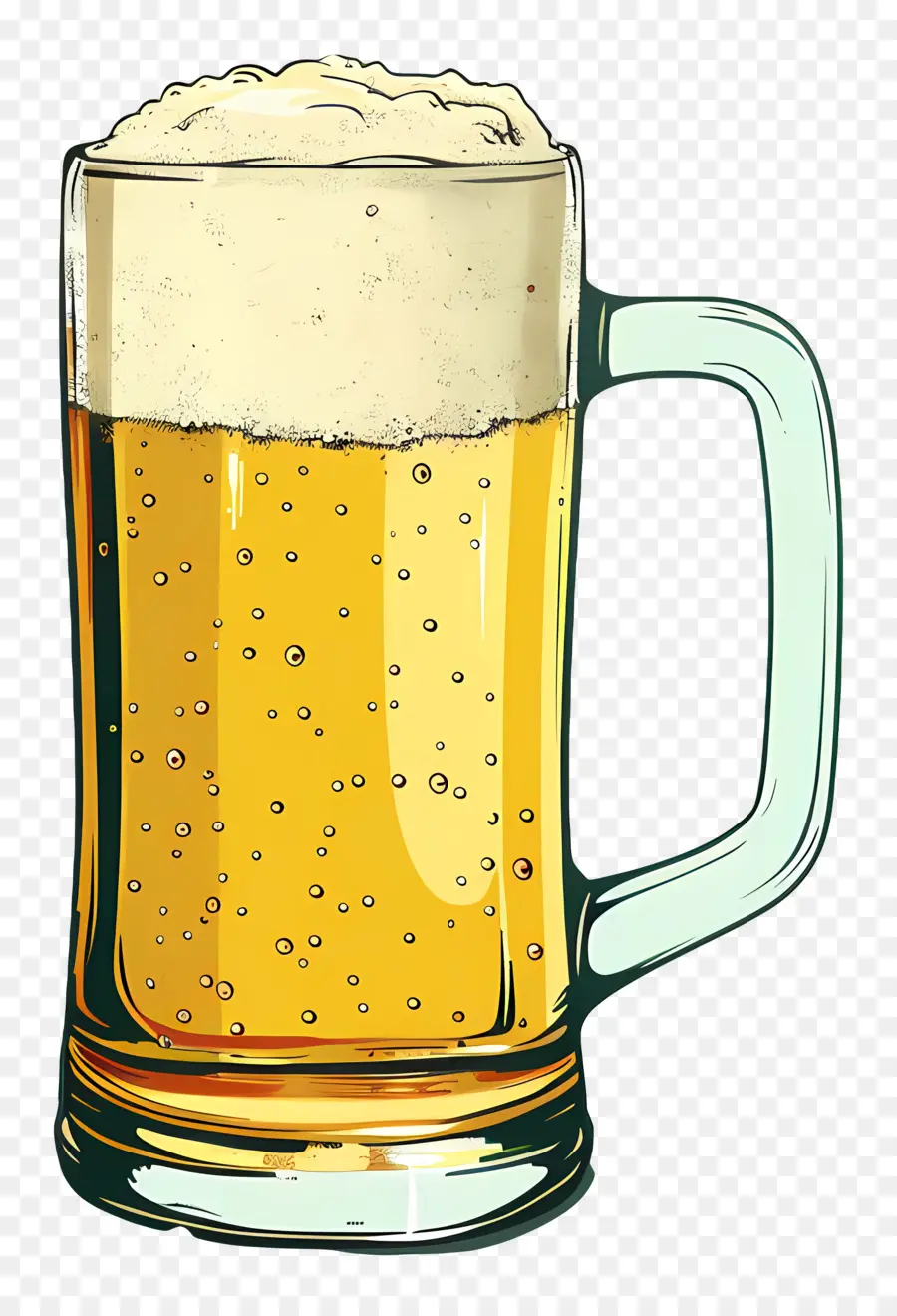 البيرة，القدح الزجاج PNG