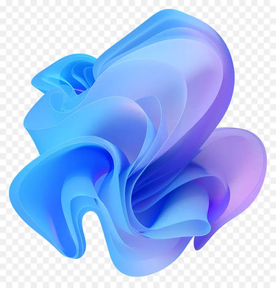 الشكل الأزرق التدرج，الأزرق PNG