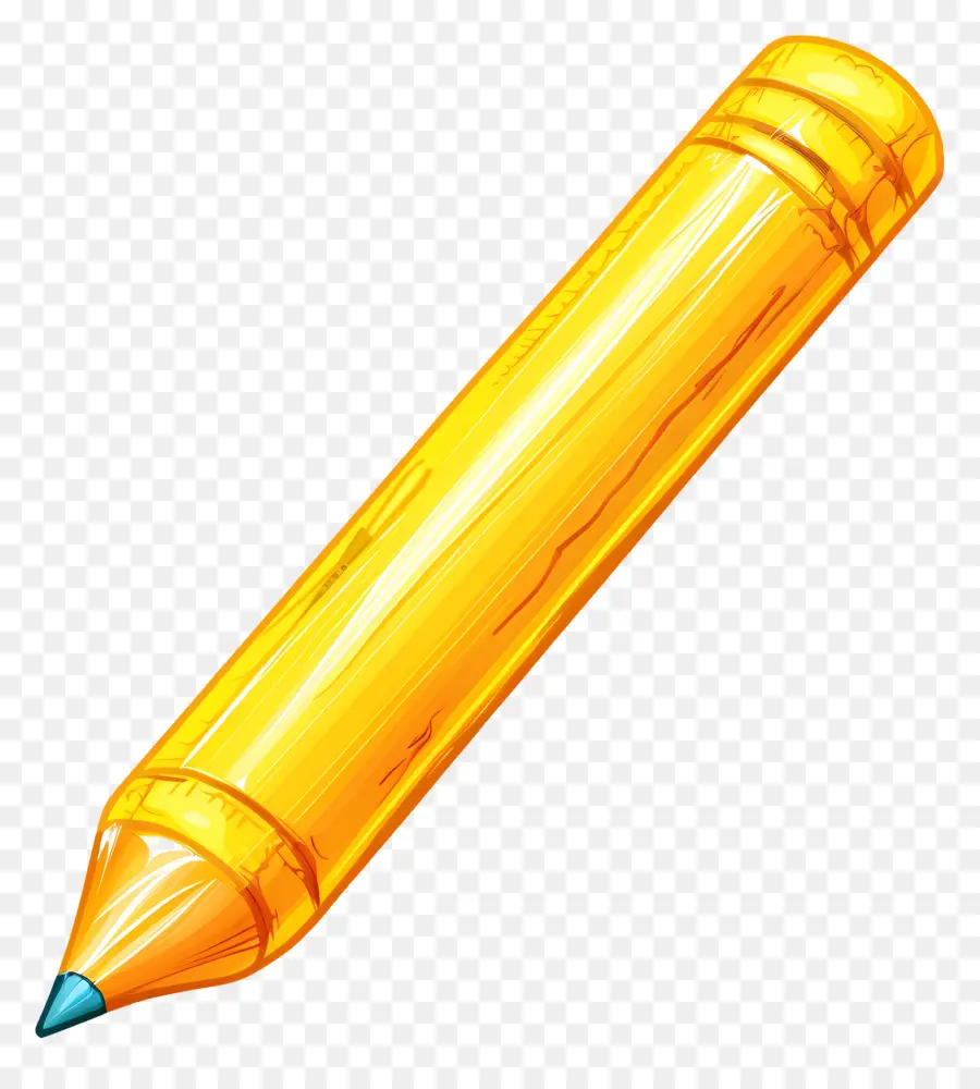 قلم رصاص，الأصفر قلم رصاص PNG