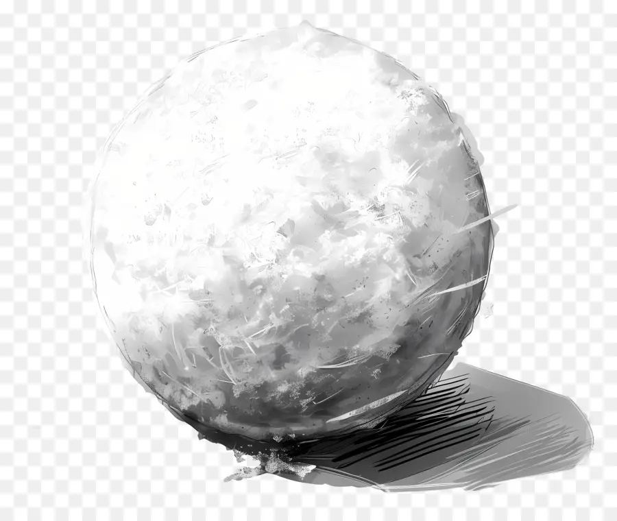 كرة الثلج，كرة بيضاء PNG