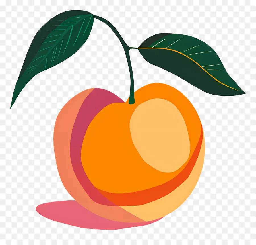 الخوخ，البرتقال PNG