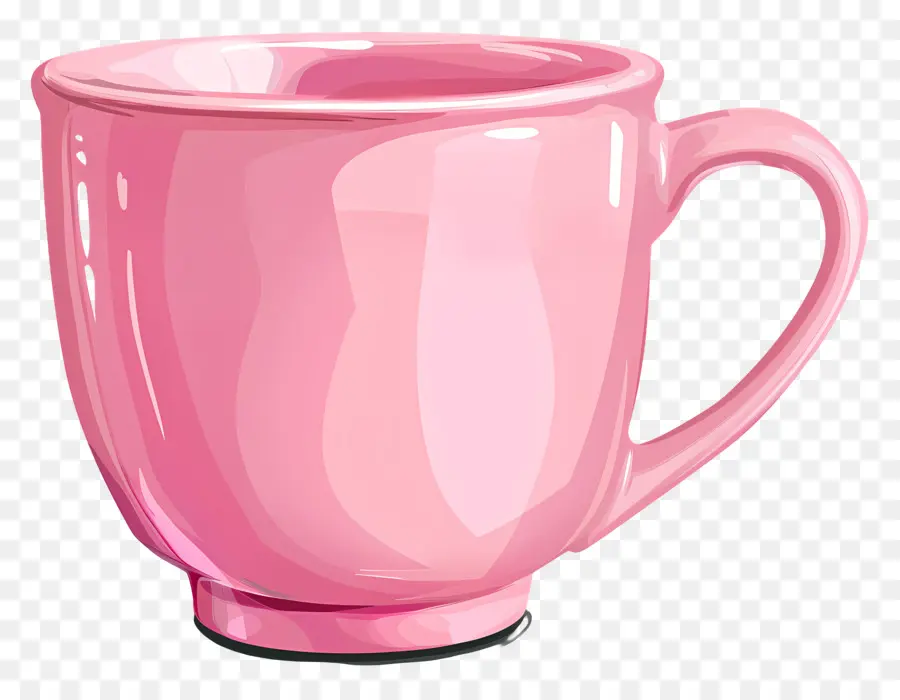 الوردي كأس，القدح السيراميك الوردي PNG